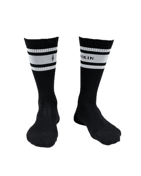TreeSocks Stripes College Black