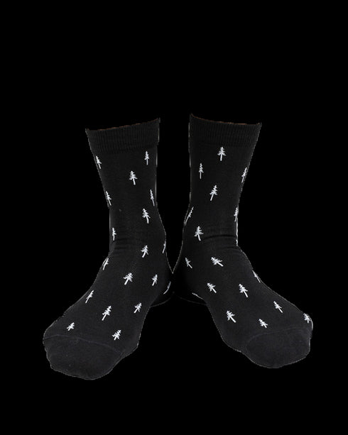 TreeSocks Standard Allover Black