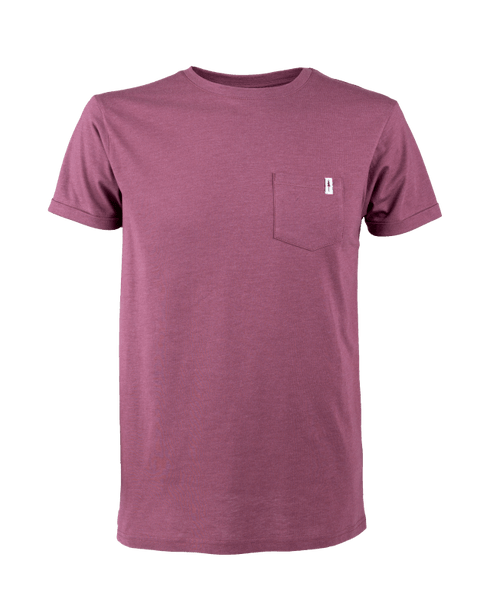 TreeShirt Pocket Bordeaux Mel