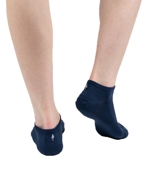 TreeSocks Short Heel Navy