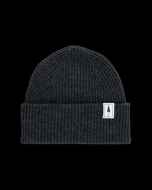 Treeanie Ribbed Black Mel