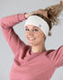 TreeHeadband Knitted White