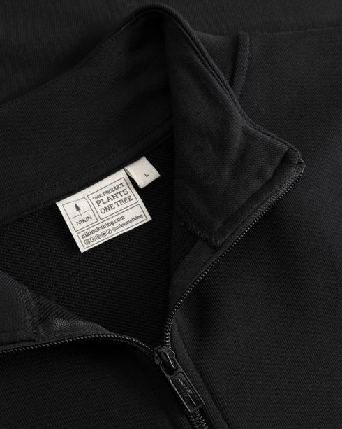 TreeSweater Quarter Zip Black