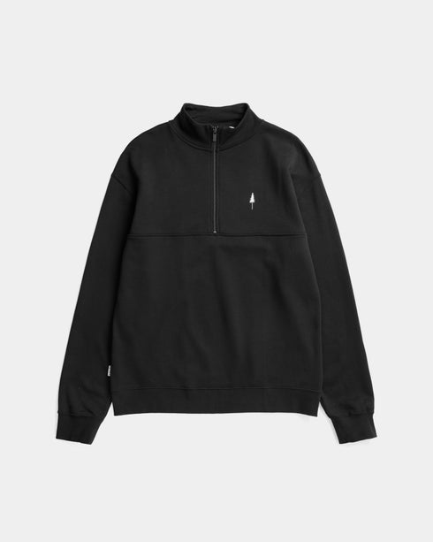 TreeSweater Quarter Zip Black