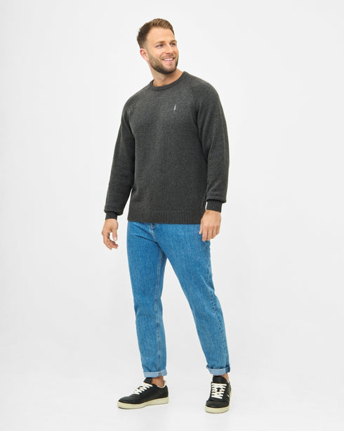 TreePullover Cosy Anthracite Mel