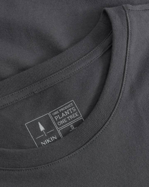 TreeShirt Mountain Panorama Dark Anthracite