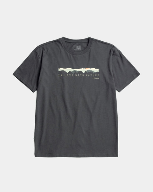 TreeShirt Mountain Panorama Dark Anthracite