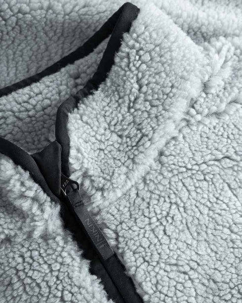 TreeFleece Teddy Relaxed Jacket Grey Mel