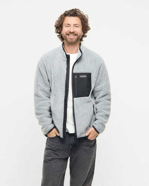 TreeFleece Teddy Relaxed Jacket Grey Mel