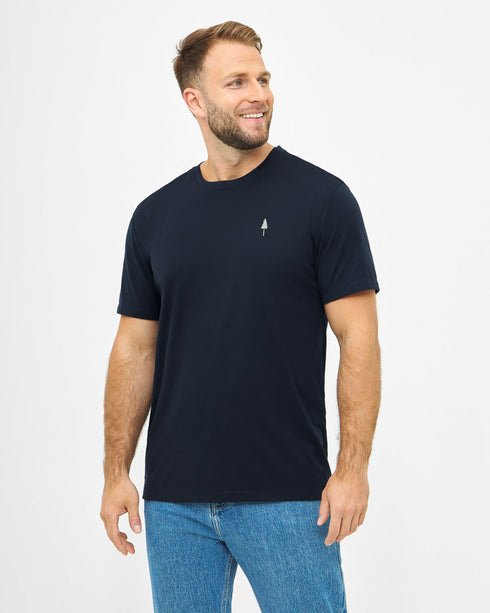 TreeShirt Circular Dark Navy