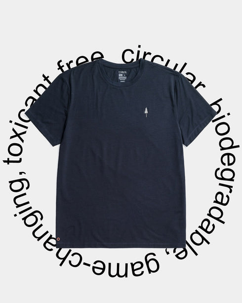 TreeShirt Circular Dark Navy