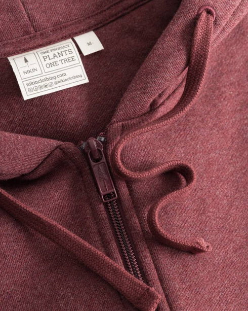 TreeHoodie Jacket Bordeaux Mel