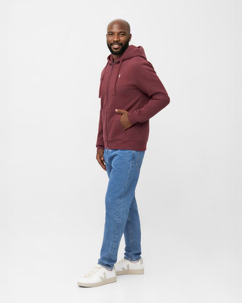 TreeHoodie Jacket Bordeaux Mel