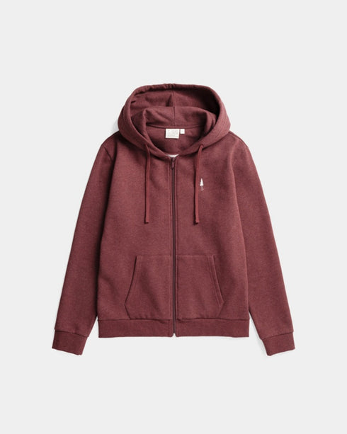 TreeHoodie Jacket Bordeaux Mel