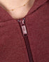 TreeHoodie Jacket Women Bordeaux Mel