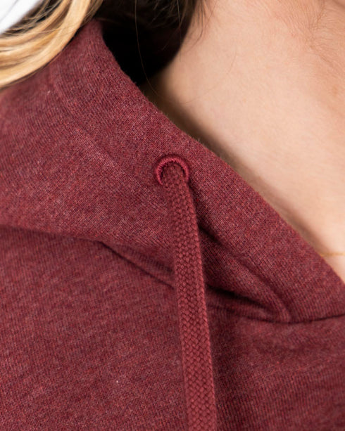 TreeHoodie Jacket Women Bordeaux Mel