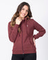 TreeHoodie Jacket Women Bordeaux Mel