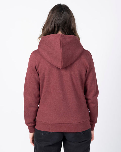 TreeHoodie Jacket Women Bordeaux Mel