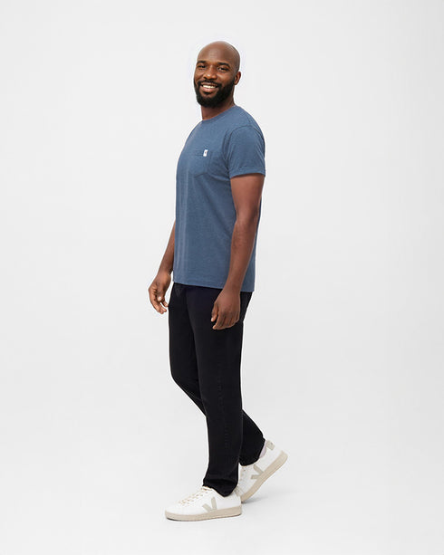 TreeShirt Pocket Navy Mel