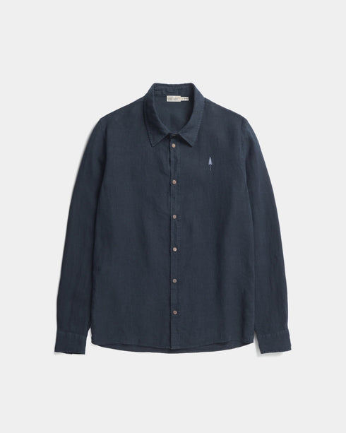 TreePlanter Shirt Linen Dark Navy