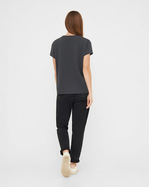 TreeShirt Mountain Panorama Women Anthracite