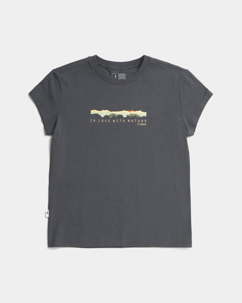 TreeShirt Mountain Panorama Women Anthracite