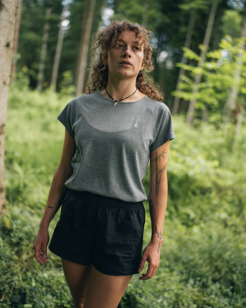 TreeShirt Raglan Coffee Women Grey Mel