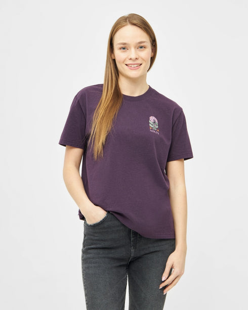 TreeShirt Women Connected By Nature Deep Purple