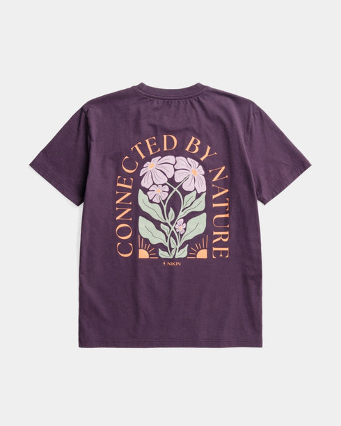 TreeShirt Women Connected By Nature Deep Purple