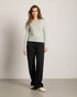 TreeShirt Longsleeve Wool Slim Women Fresh Mint