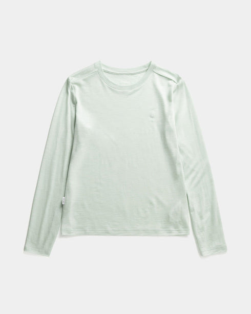 TreeShirt Longsleeve Wool Slim Women Fresh Mint