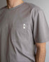 TreeShirt Pocket Mono Ash Taupe