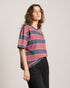TreeShirt Striped Oversized Dark Ink-Blush