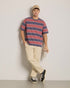 TreeShirt Striped Oversized Dark Ink-Blush