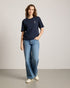 TreeShirt Pale Blue Dot Relaxed Dark Navy