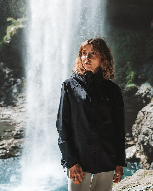 TreeJacket Rain Women Black