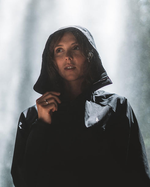 TreeJacket Rain Women Black