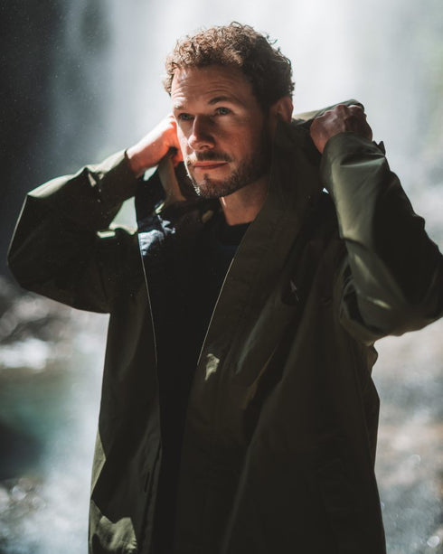 TreeJacket Rain Dark Olive