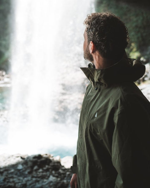 TreeJacket Rain Dark Olive