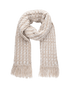 TreeScarf Knitted Beige Mel
