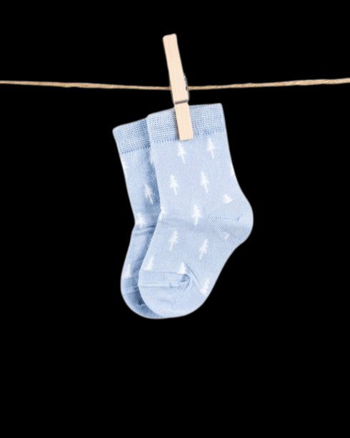 TreeSocks Kids Allover Light Blue