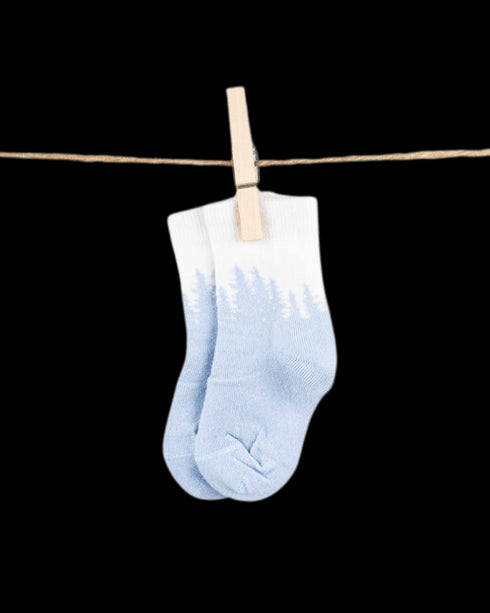 TreeSocks Kids Forest Light Blue