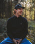 TreeSweater Quarter Zip Black