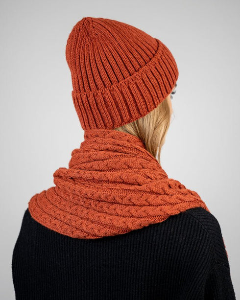 Treeanie Knitted Rust