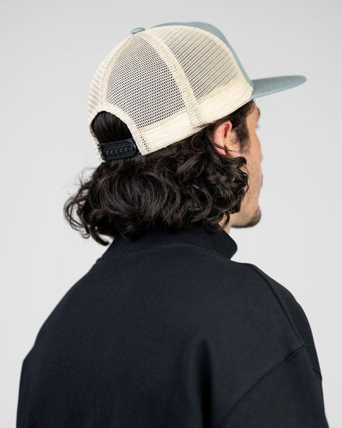 TreeCap 7Panel Trucker NIKIN Cork Elemental Blue