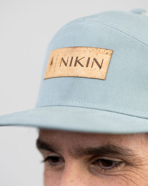TreeCap 7Panel Trucker NIKIN Cork Elemental Blue