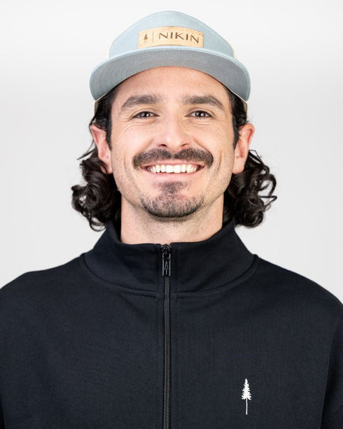 TreeCap 7Panel Trucker NIKIN Cork Elemental Blue