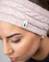 TreeHeadband Cable Knit Italian Clay