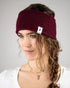 TreeHeadband Knitted Fleece Bordeaux