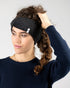 TreeHeadband Knitted Twist Black Mel